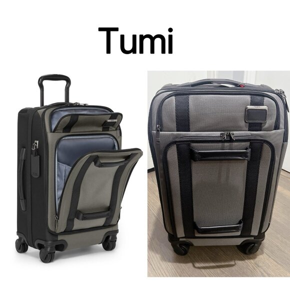 Tumi Merge Continental Front Lid Expandable 4 Wheeled Carry-On Alloy Luggage NEW - Picture 1 of 13